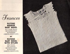 Patons Knitting Book No. R.12 - Baby Cardigan, Vest, Knickers, Frock and Shawl - Image 17