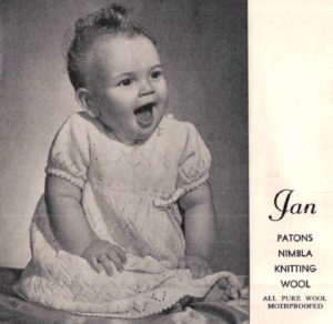 Patons Knitting Book No. R.12 - Baby Cardigan, Vest, Knickers, Frock and Shawl - Image 14