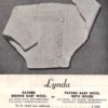Patons Knitting Book No. R.12 - Baby Cardigan, Vest, Knickers, Frock and Shawl - Image 10