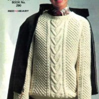 Lady's Classic Sweatering from Coats & Clark - Book No 290