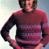 Lady's Classic Sweatering from Coats & Clark - Book No 290 - Image 3