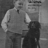 Patons Knitting Book No 200 - Boy's Pullovers