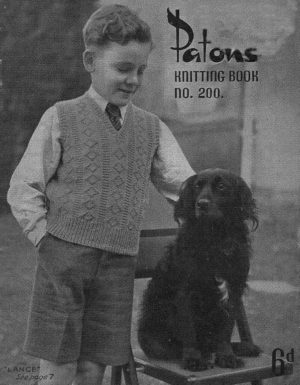 Patons Knitting Book No 200 - Boy's Pullovers