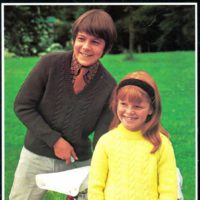 Cleckheaton 73 - Child's V and Round neck Jumpers