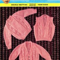 Emu 8574 - Baby's Jumper, Cardigan and Slipover