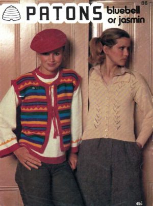 Patons 86 - Lady's Cardigan and Twin Set