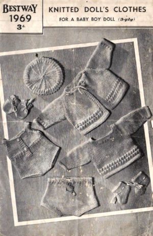 Bestway 1969 - Knitted Doll's Clothes for a 13" doll - Image 2