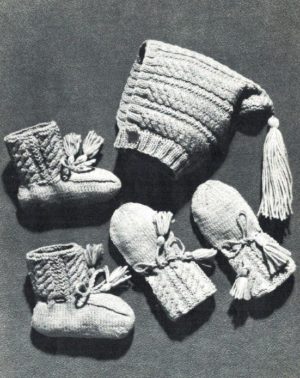 Coats and Clark's Knit and Crochet Baby Book No 166 - Image 12