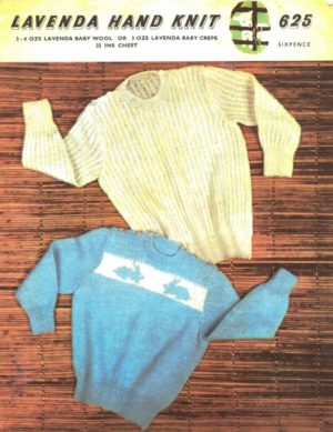 Lavenda 625 - Child's Stocking Stitch and Patterned Jersey