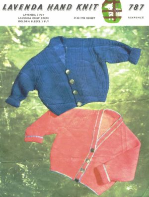 Lavenda 787 - Baby's Cardigans