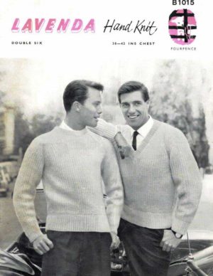 Lavenda B1015 - Man's Pullover with crew or V neck