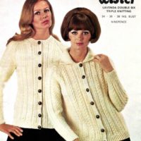 Lister N1775 - Lady's Aran Cardigans