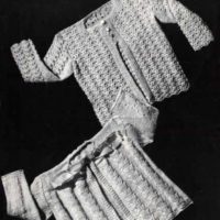 Bestway 2078 - Two Matinee Coats from Birth to 9 Months