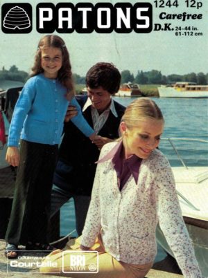 Patons 1244 - Carefree Cardigans