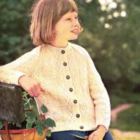 Patons 5078 - Capstan Aran Style Cardigan