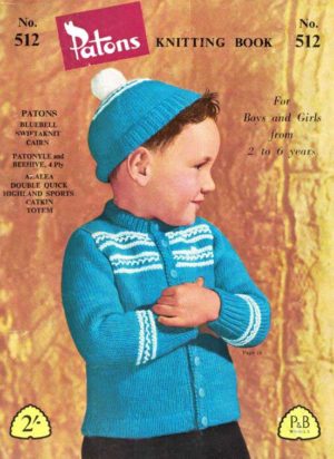 Patons 512 - Knitting book for boys and girls from 2 to 6 - Image 7