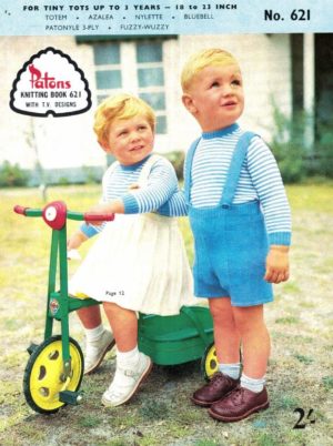 Patons Knitting Book 621 - Tiny Tots up to 3 years
