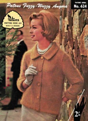 Patons Knitting Book 624 - Fuzzy-Wuzzy Angora