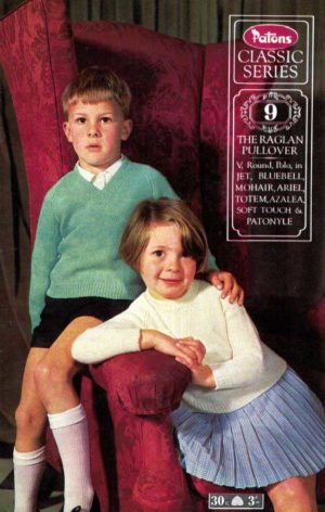 Patons Classic Series Book 9 - The Raglan Pullover for Children