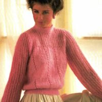 Sirdar 7478 - Lady's Jumper in Kid Mohair