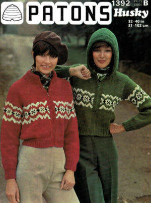 Patons 1392 - Bomber Top for girls