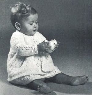 Patons 6444 - Dress and Matinee Coat