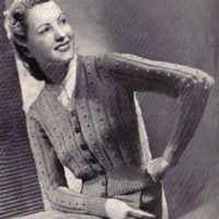 Patons 709 - Lady's cardigan