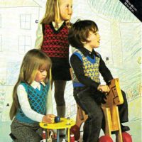 Villawool L500 - Child's Fair Isle Vest