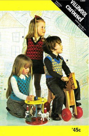 Villawool L500 - Child's Fair Isle Vest
