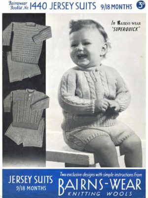 Bairswear Booklet No 1440 - Jersey Suits
