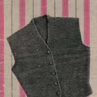 Lady's Waistcoat Pattern
