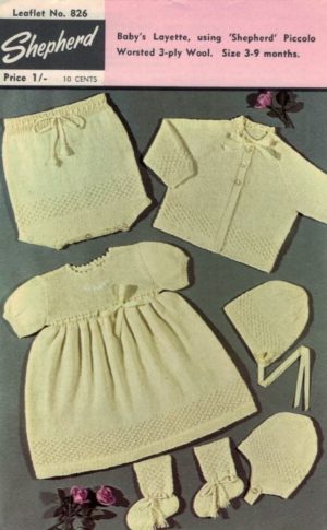 Shepherd 826 - Baby's Layette Set