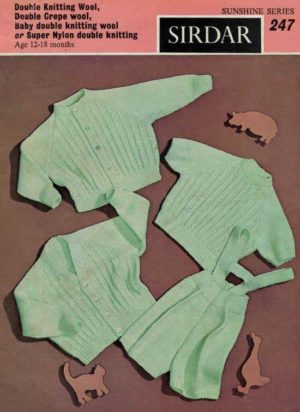 Sirdar 247 - Boys Cardigans, Jersey and Trousers
