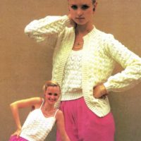 Sirdar 7316 - Lady's Top and Cardigan