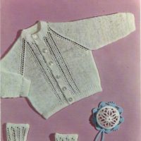 Shepherd 825 - Matinee Jacket and Bootees