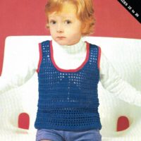 Carousel L277 - Crocheted Sleeveless Jumper