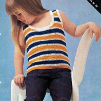 Carousel L278 - Crocheted sleeveless Jumper