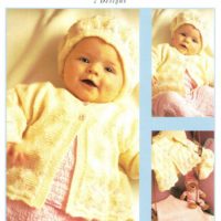 Cleckheaton 311 - Baby's Cardigan, Hat, Jumper and Trousers