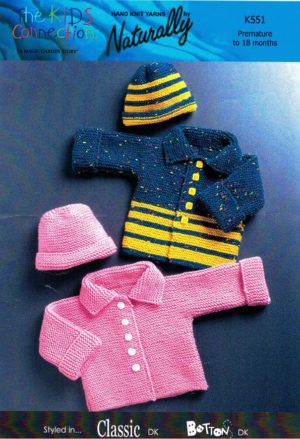 Naturally K551 - The kids connection - Baby Jacket & Hat