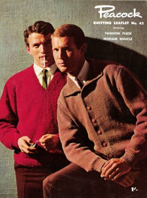 Peacock 42 - Saddle Shoulder Pullover and Cardigan
