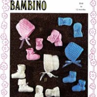 Robin 2588 - Bonnets, Mittens and Bootees