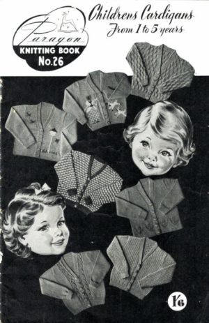 Paragon 26 - Cardigans for children aged 1-5