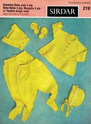 Sirdar 219 - Pram Set