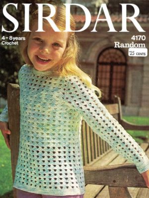 Sirdar 4170 - Crochet Jumper for 4-8 year old