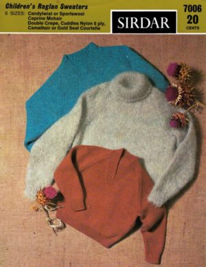 Sirdar 7006 - Children's Raglan Sweaters