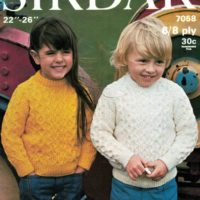 Sirdar 7058 - Child's Aran Jumper