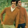 Patons 105 - Raglan Jumpers for Men