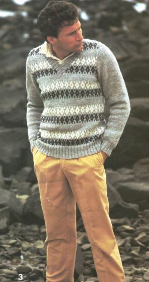 Patons 619 - Man's Knitting in Herdwick 8ply - Image 7