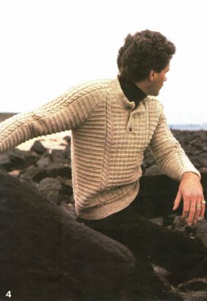 Patons 619 - Man's Knitting in Herdwick 8ply - Image 6
