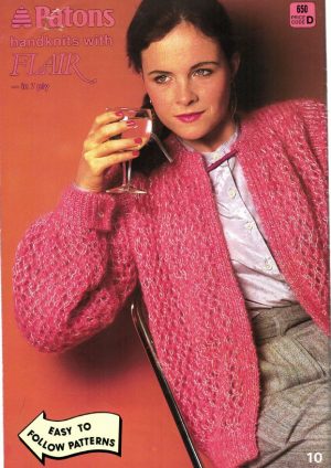 Patons 650 - Lady's handknits with Flair - Image 2